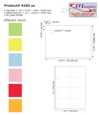 Product#9260-Letter-Size (1000pcs)